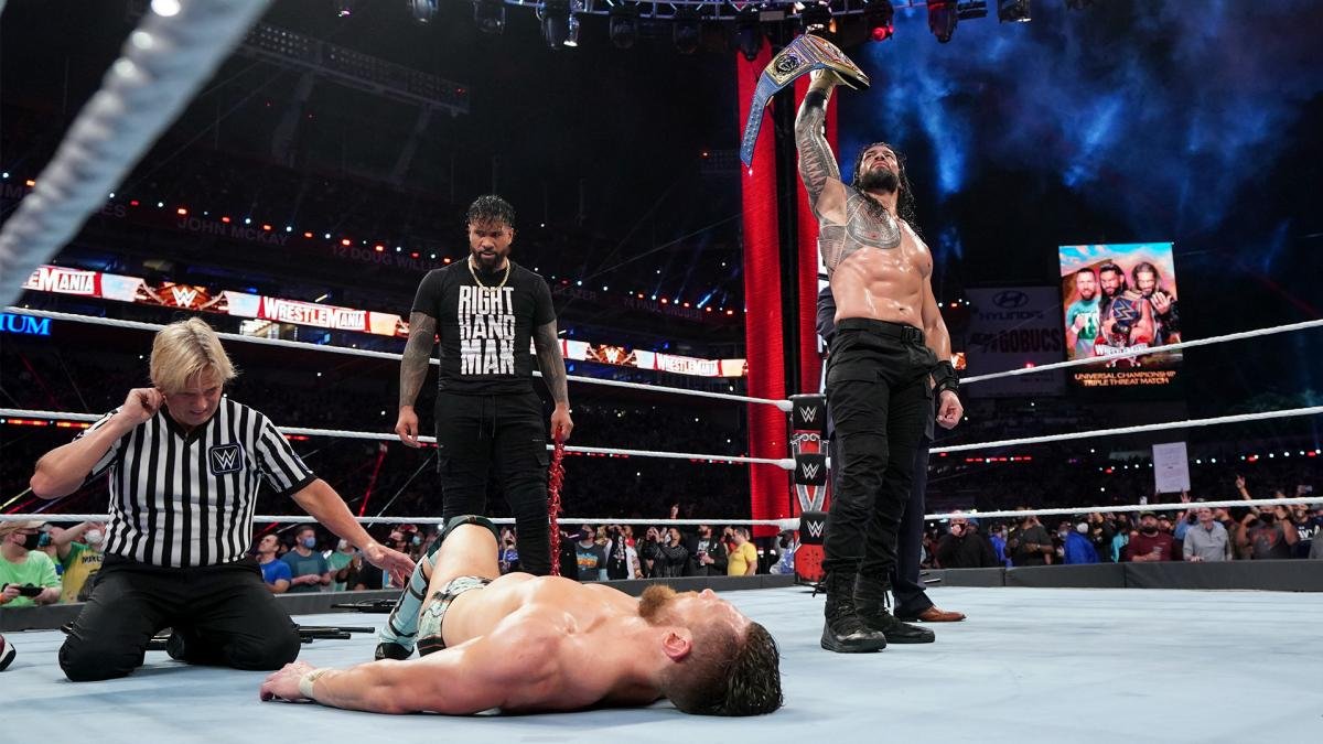 Roman Reigns Reacts To Dominant WrestleMania 37 Victory