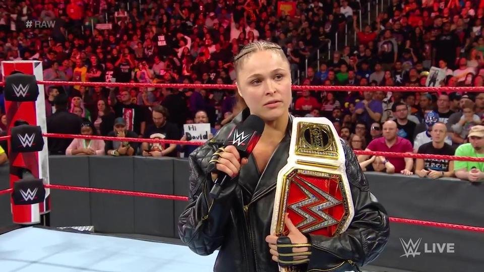 Ronda Rousey To Defend Raw Women’s Title Against Nia Jax At WWE TLC