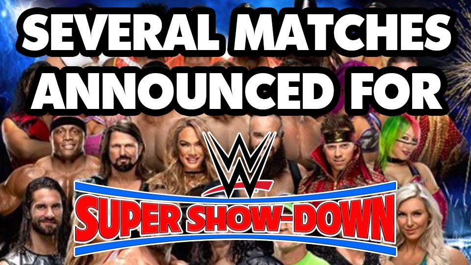 WWE Super Show-Down – Several Matches Announced