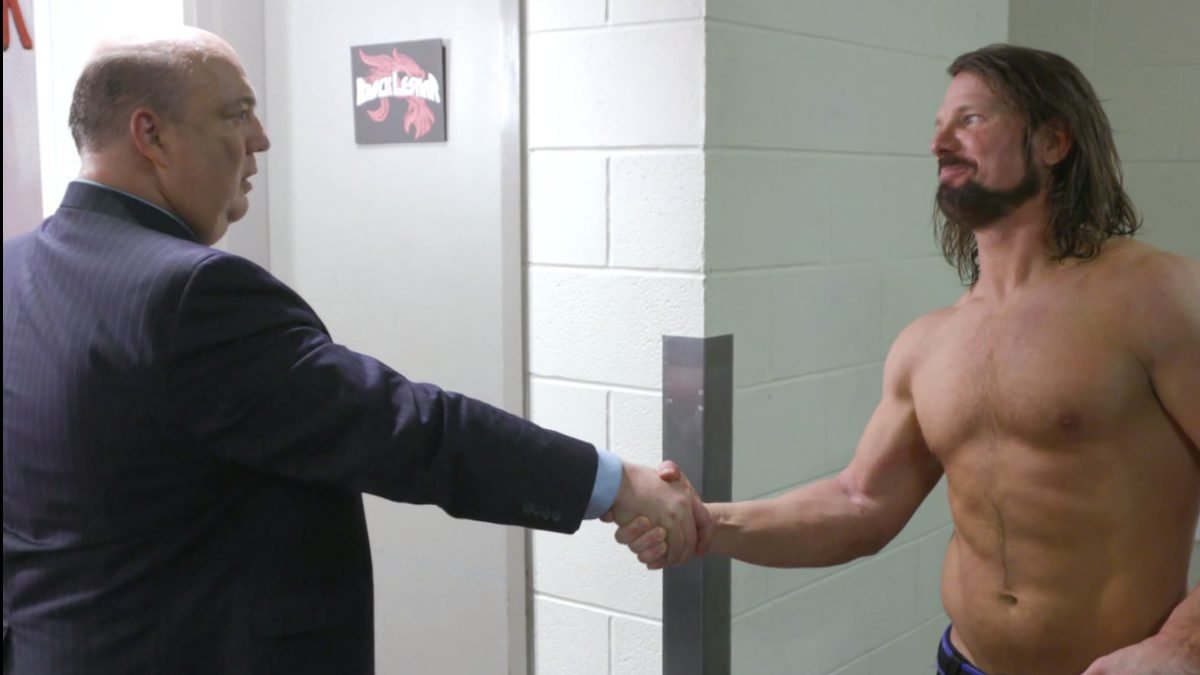 Paul Heyman Discusses Backstage Heat With AJ Styles