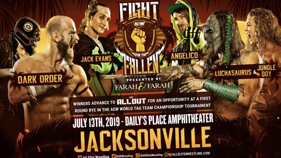 Triple Threat Tag Team Match Set For AEW Fight For The Fallen