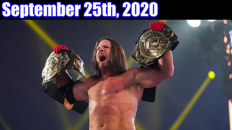 WWE SMACKDOWN Highlights – 09/25/20