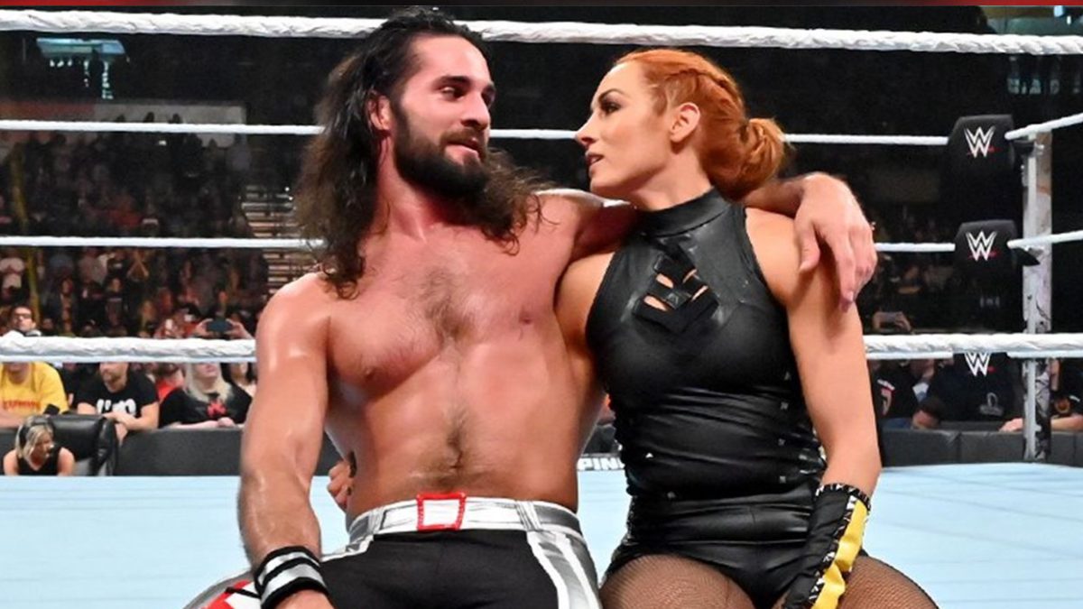 Wwe becky lynch seth hot sale rollins