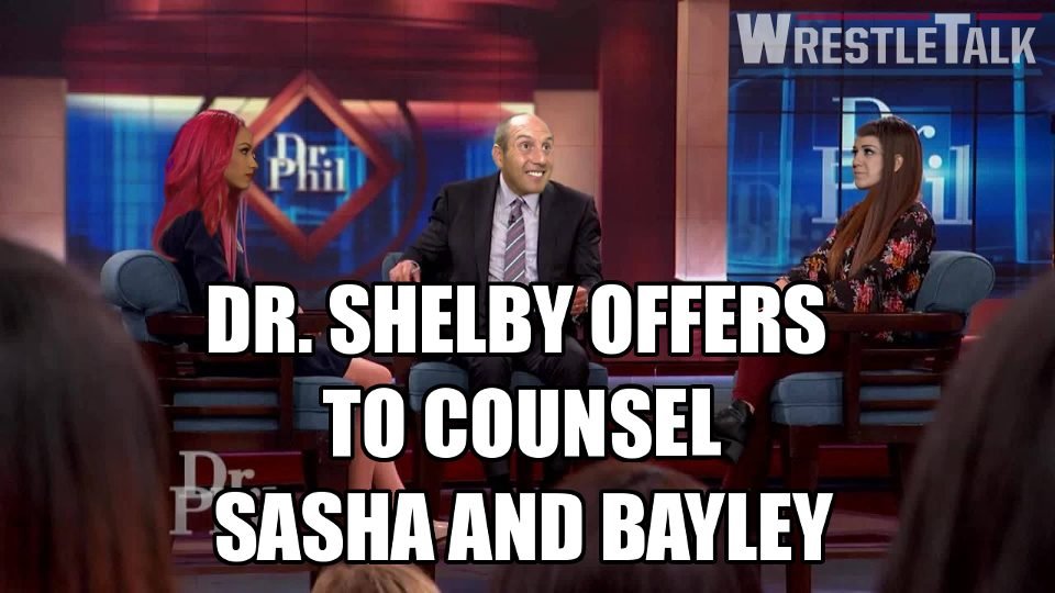Daniel Bryan and Kane’s Therapist Dr. Shelby Offers Help to Bayley and Sasha Banks!!!