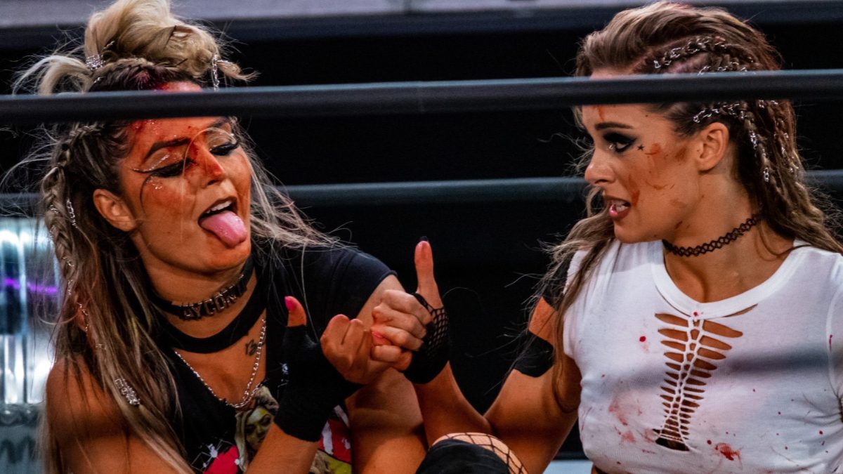 TAY CONTI, ANNA JAY AND THUNDER ROSA AEW WRESTLING Unsigned 8x10