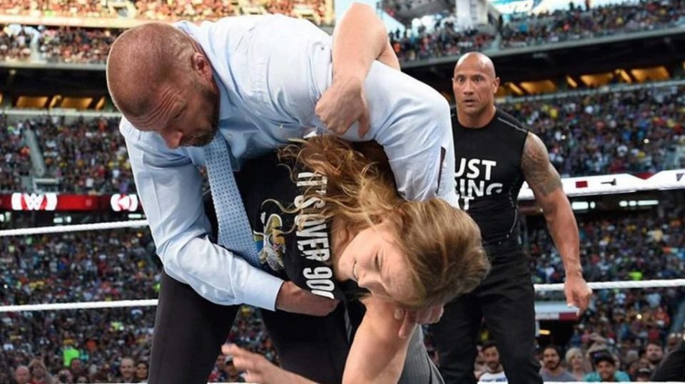 Triple H Confirms He Was Supposed To Wrestle The Rock At WWE WrestleMania 32