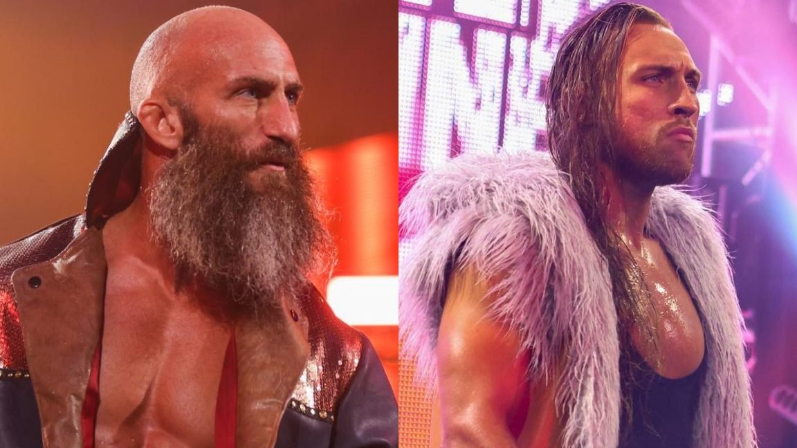 Tommaso Ciampa & Pete Dunne Backstage At Raw Taping