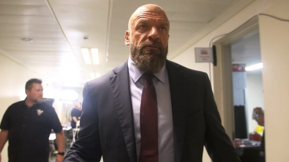 Triple H Handed New WWE Title