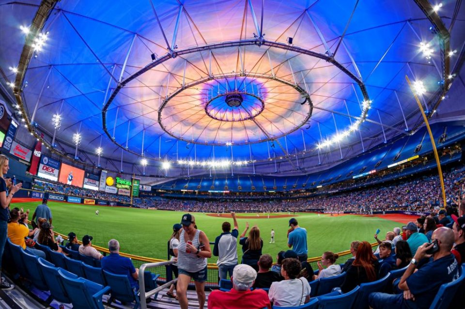 The ThunderDome is under construction at Tropicana Field (Pics