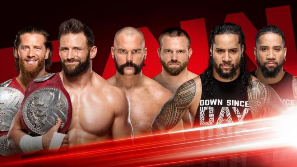 The Usos Added To Raw Tag Championship Match Tonight