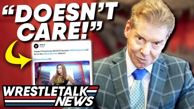 Mickie James Royal Rumble 2022 Real Reason! WWE Impact Partnership Rumor Killer! | WrestleTalk News