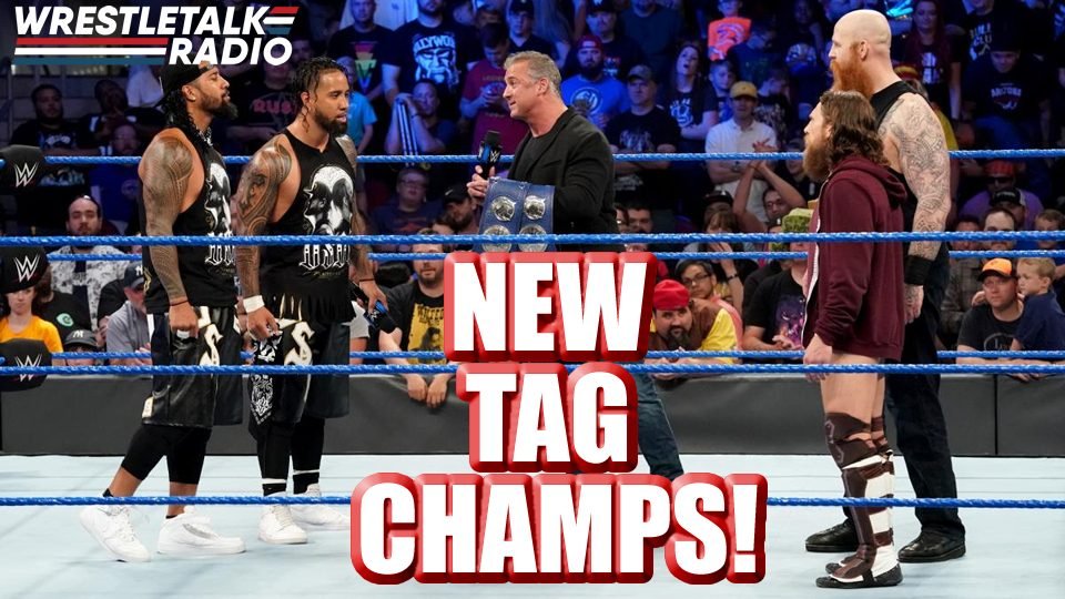 SmackDown Tag Champs CROWNED! WWE Title Match Shock! SMELLY Wrestler Scandal! – WrestleTalk Radio