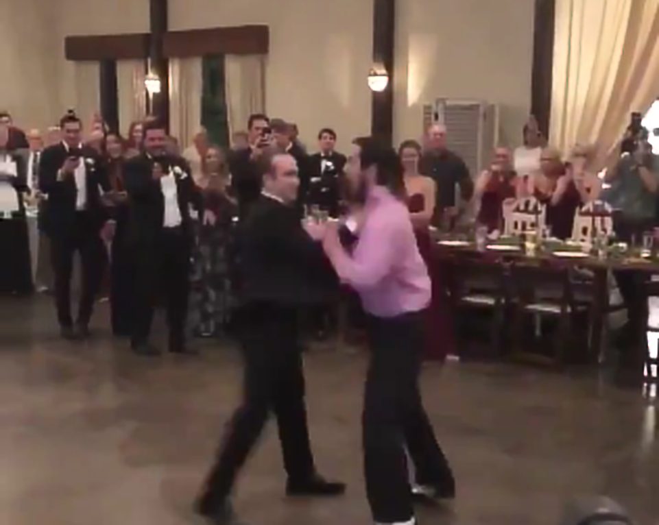 Watch Groom Chokeslam Best Man Through A Table (VIDEO)