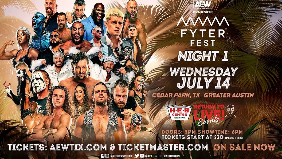 AEW Dynamite Debut Match Announced For Fyter Fest Night 1 WrestleTalk