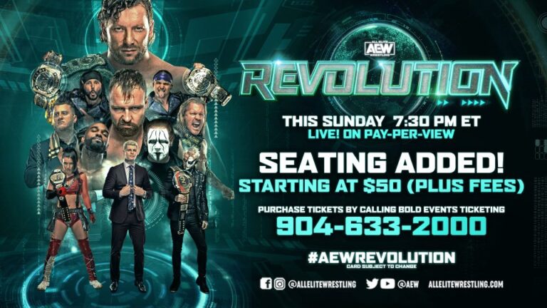 AEW Revolution Match Filmed Already, Said To Be Massive Success