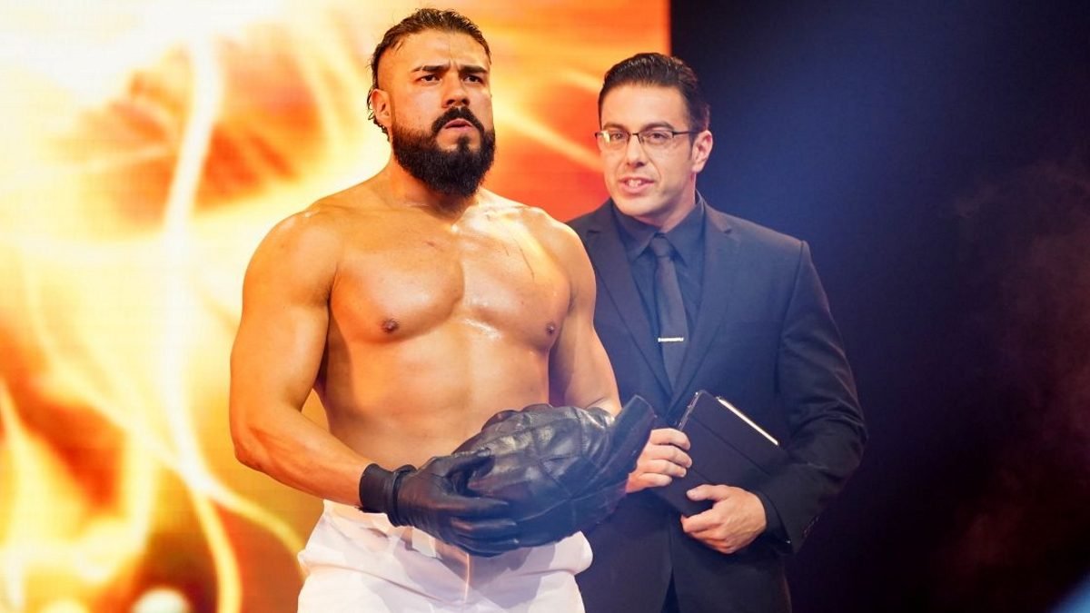 Andrade El Idolo and Jose The Assistant