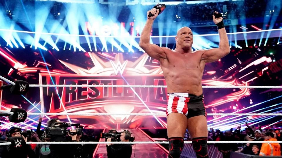 Kurt Angle Loses Retirment Match Against Baron Corbin