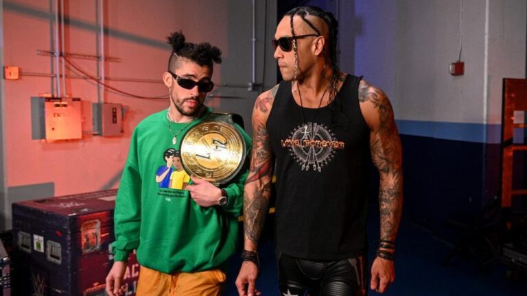 Damian Priest and Bad Bunny in WWE