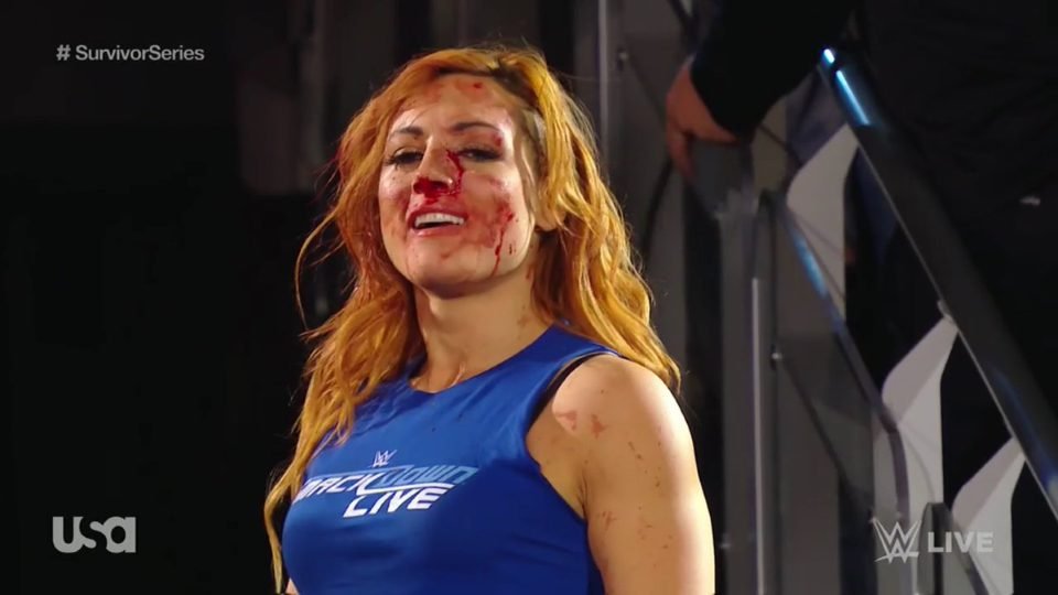 Becky Lynch Suffers Possible Broken Nose During Raw Invasion