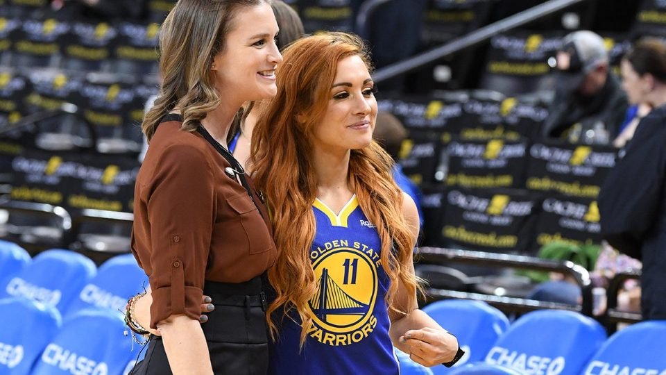 Becky Lynch Cuts Savage Promo On Ronda Rousey At NBA Game