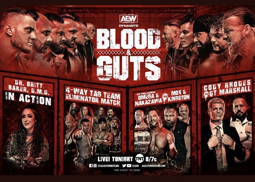 AEW Dynamite ‘Blood & Guts’ Live Results