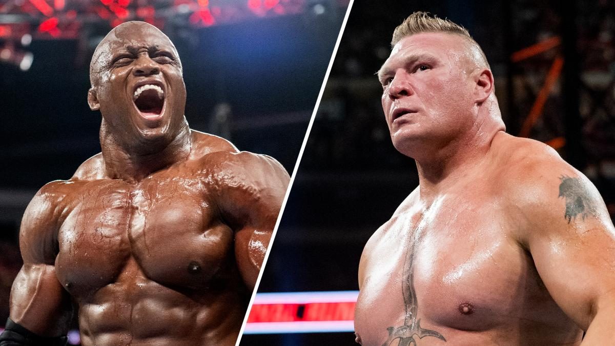 WWE ROYAL RUMBLE 2022 - BROCK LESNAR VS BOBBY LASHLEY