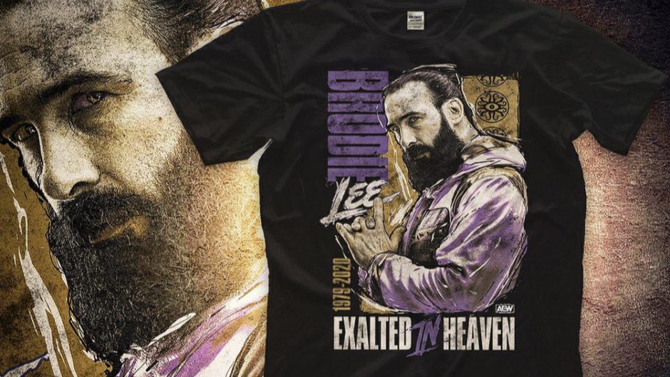 Brodie Lee Commemorative T Shirt Breaks Pro Wrestling Tees Records