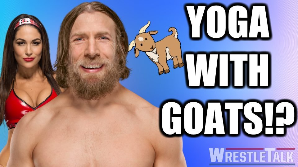 Daniel Bryan Does Yoga With GOATS