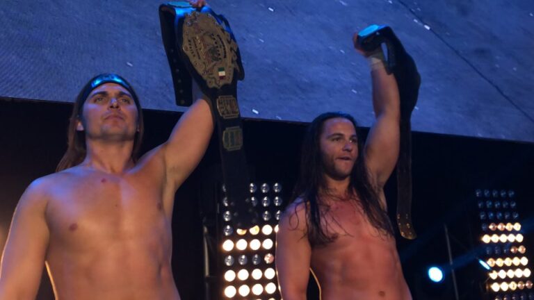 Young Bucks Threaten To Unmask Lucha Bros In AEW Double Or Nothing Rematch Tonight