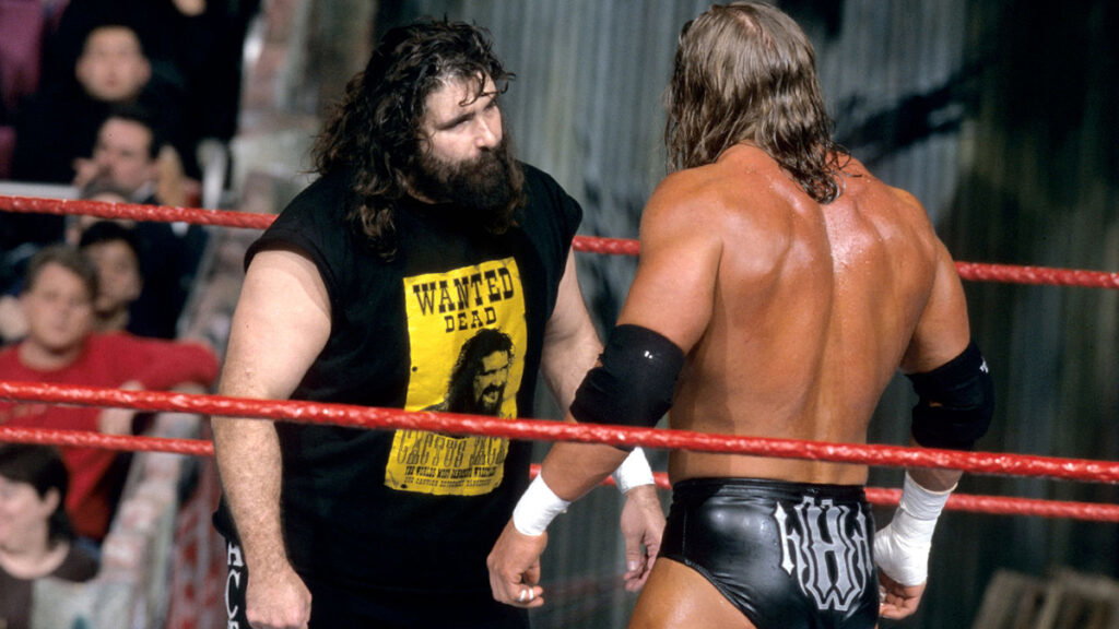 Triple H vs Cactus Jack at WWE Royal Rumble 2000