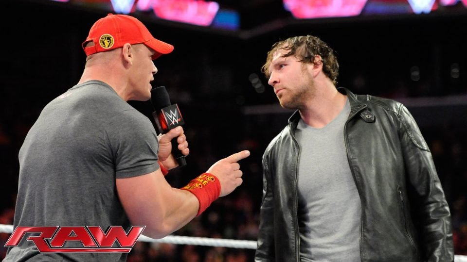 John Cena Reacts To Dean Ambrose Leaving WWE