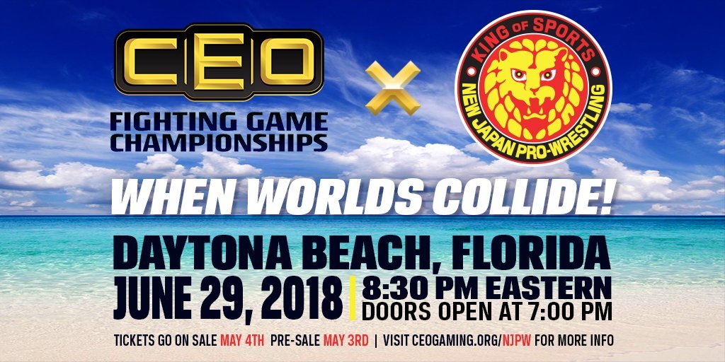 New Japan Pro Wrestling Set To Invade CEO 2018!