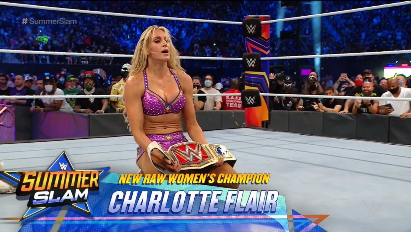 Charlotte Flair Wins Raw Women’s Championship