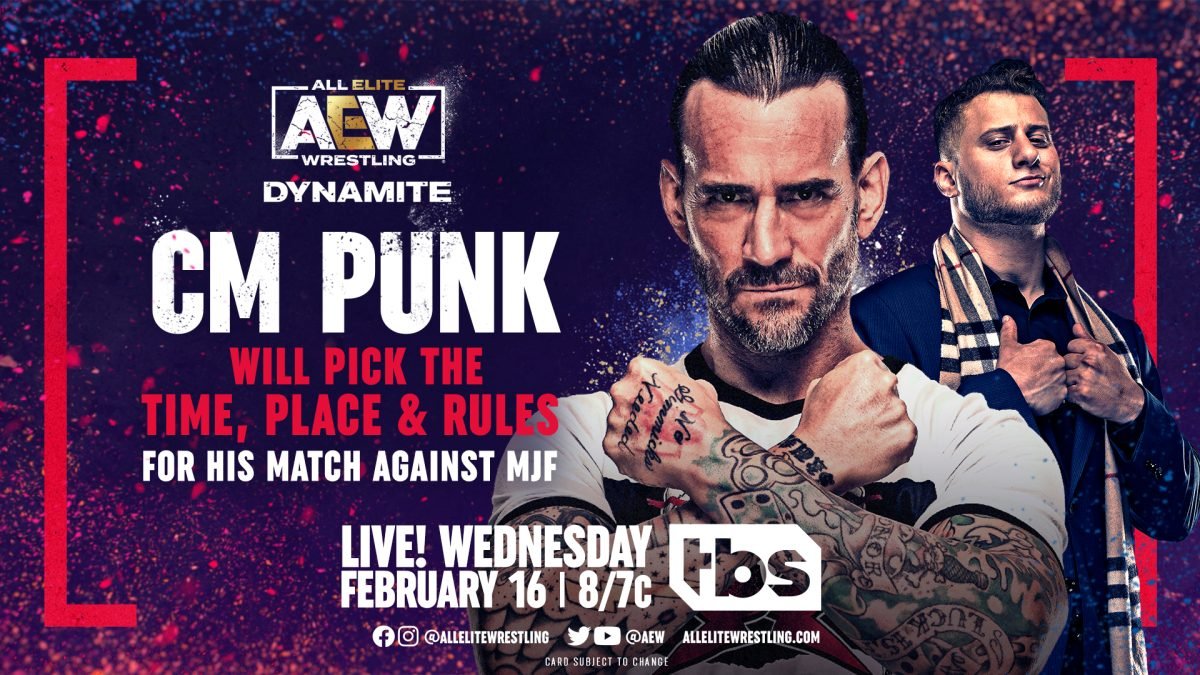 CM Punk Segment Announced For Wednesday’s AEW Dynamite