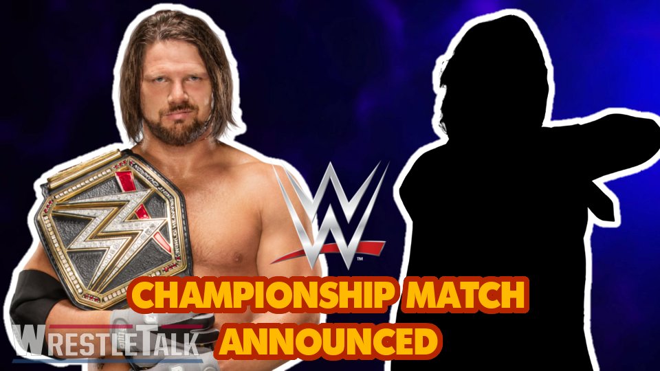 WWE Championship Match Announced For Money In The Bank