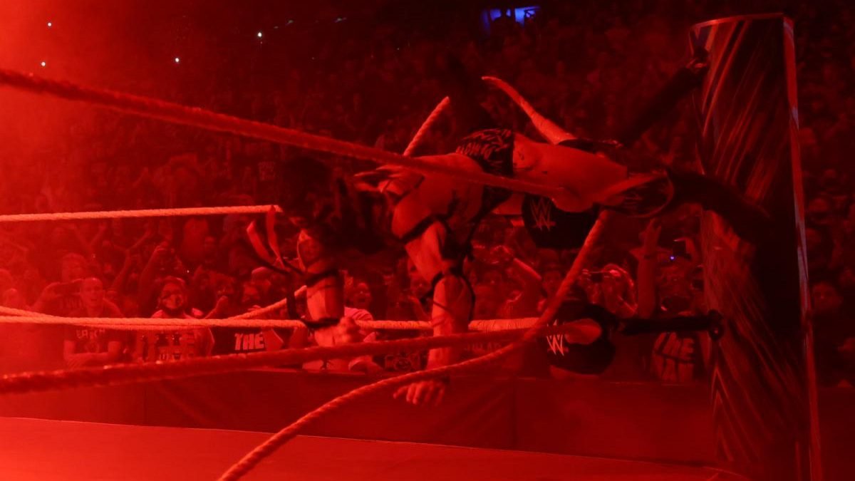 Fan Video Shows How WWE Extreme Rules Ring Break Was Executed