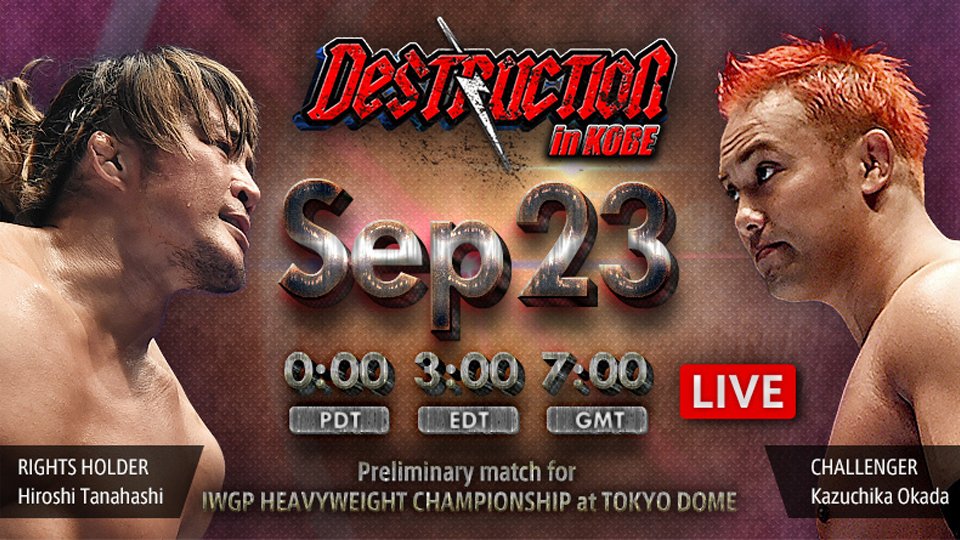 NJPW Destruction In Kobe results