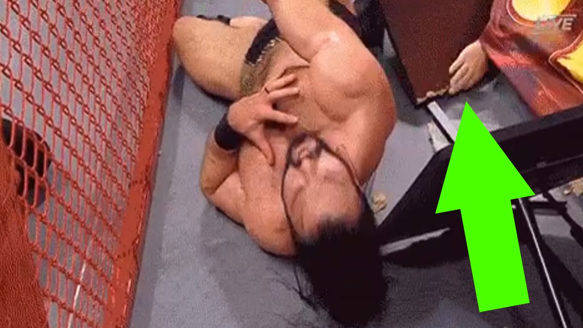 Fans Outraged At WWE For Shoddy Crashpad Bump At Hell In A Cell