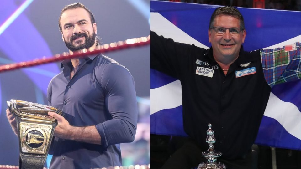WWE Champion Drew McIntyre Wishes Gary Anderson Good Luck Ahead Of PDC Darts World Championship Final