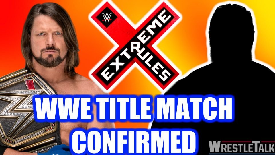 WWE Championship Match Made for Extreme Rules
