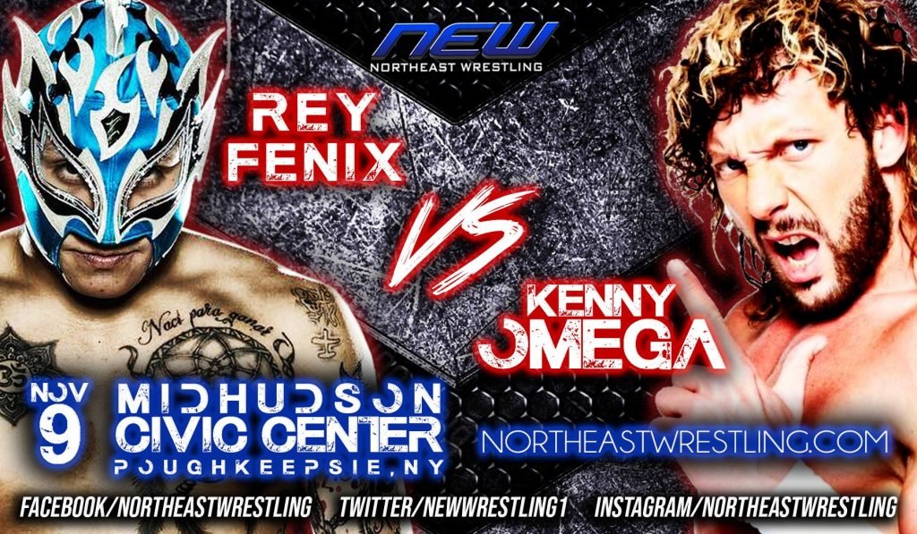 Kenny Omega vs. Rey Fénix announced for Northeast Wrestling