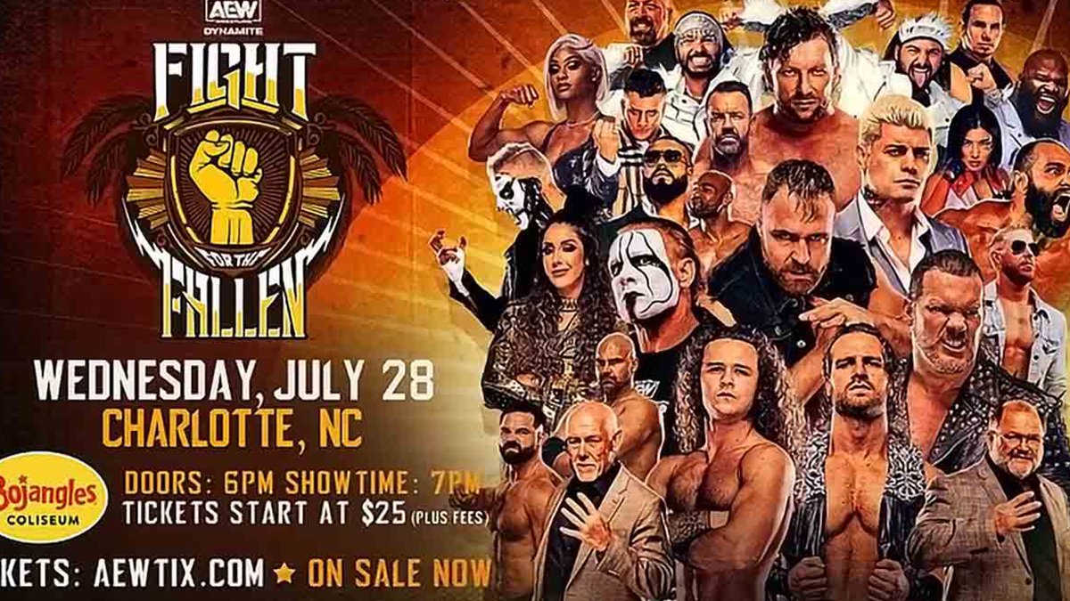 Another New Match Added To AEW Fight For The Fallen