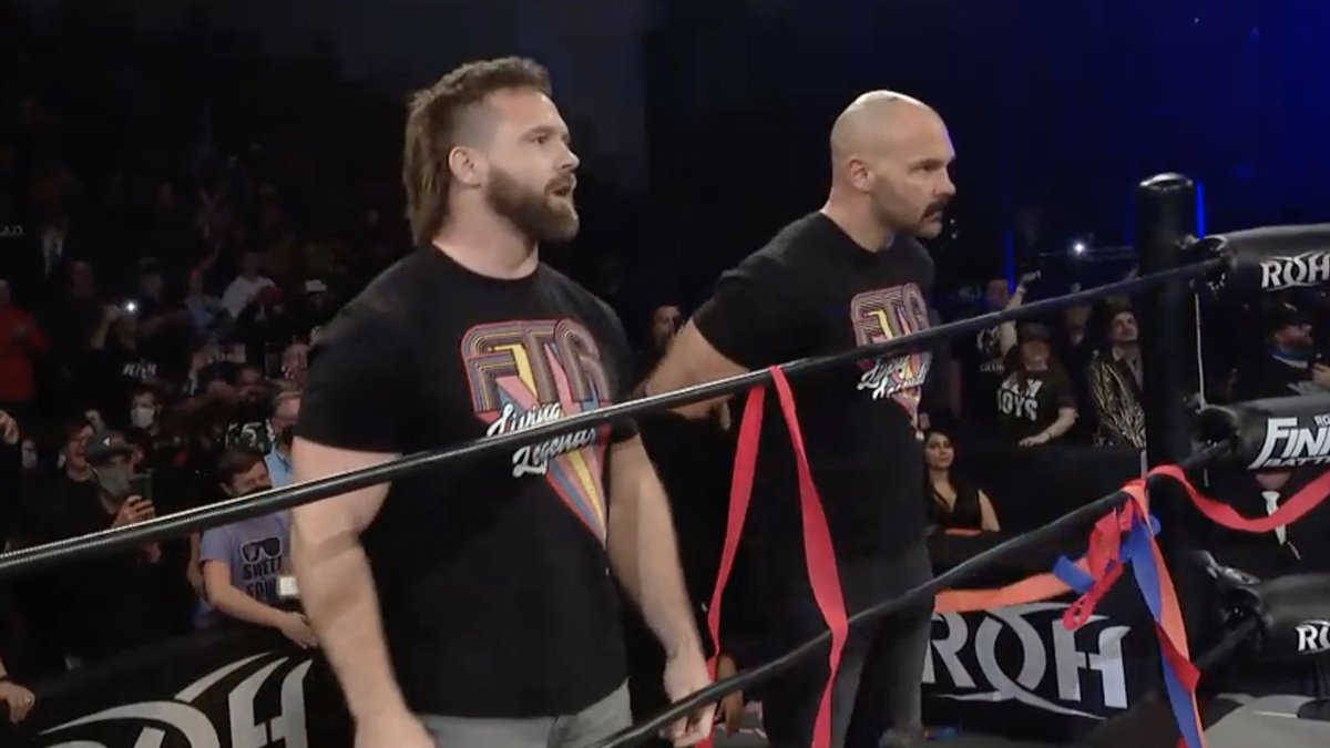 FTR Make Surprise Appearance At ROH Final Battle