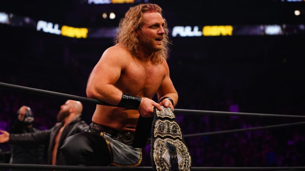 Behind The Scenes Look At Hangman Page AEW Full Gear Entrance (VIDEO)