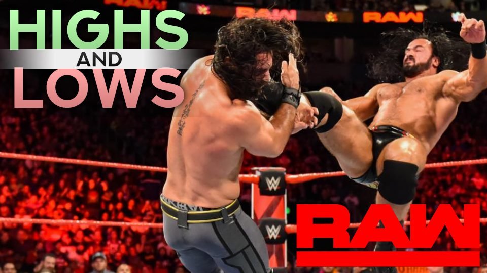 WWE Raw October 1 2018 – Highs and Lows