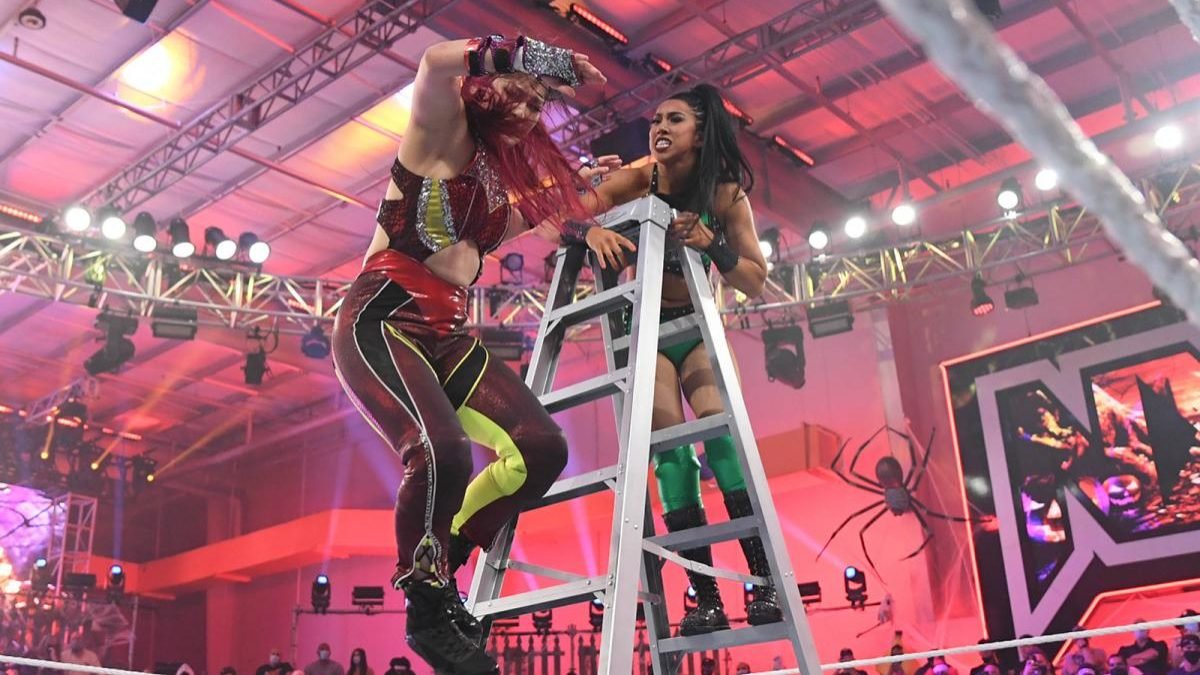 Io Shirai Update After Terrifying NXT Ladder Match Spot