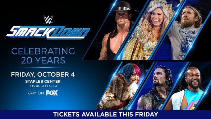 WWE Announces SmackDown 20th Anniversary Show For FOX Debut