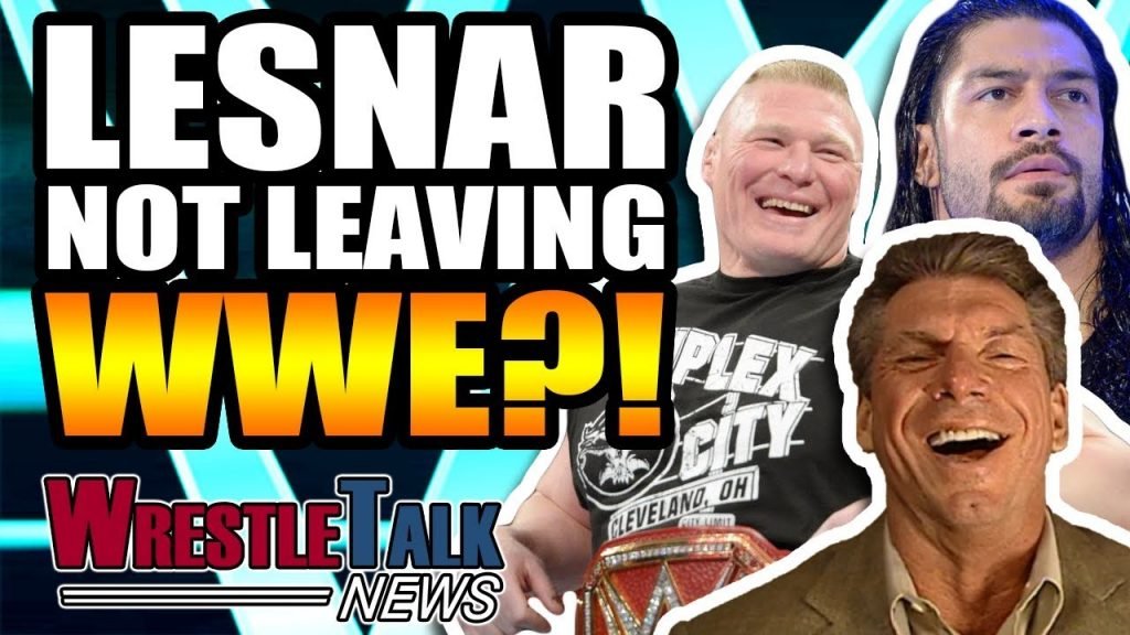 Brock Lesnar NOT LEAVING WWE?! Dual WWE/UFC Contracts?! WrestleTalk News Video