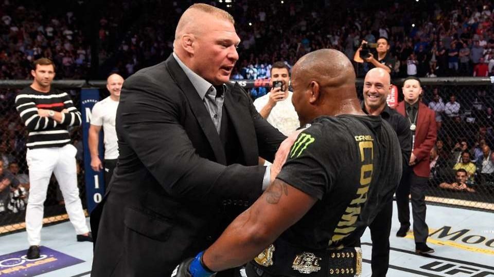 Daniel Cormier Threatens To Cost Brock Lesnar His Title At WrestleMania