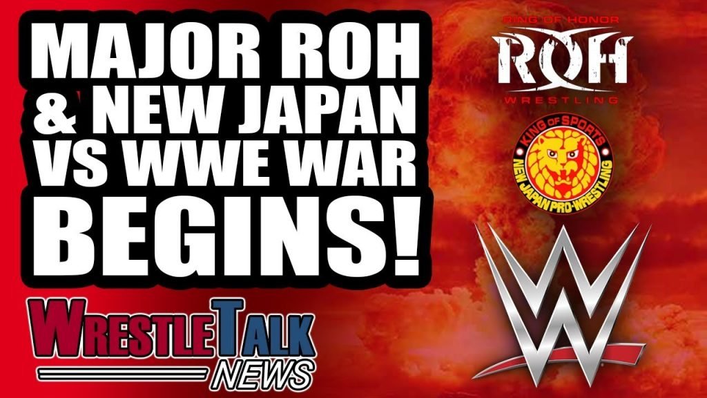 Rey Mysterio WWE Backstage HEAT! ROH & New Japan Vs WWE War BEGINS! | WrestleTalk News